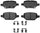ADVICS AD2168 Disc Brake Pad Set