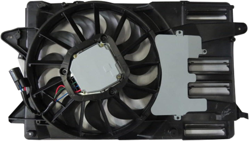 624090 Cooling Fan Assembly Compatible with 2016-2020 Chevrolet Malibu Black