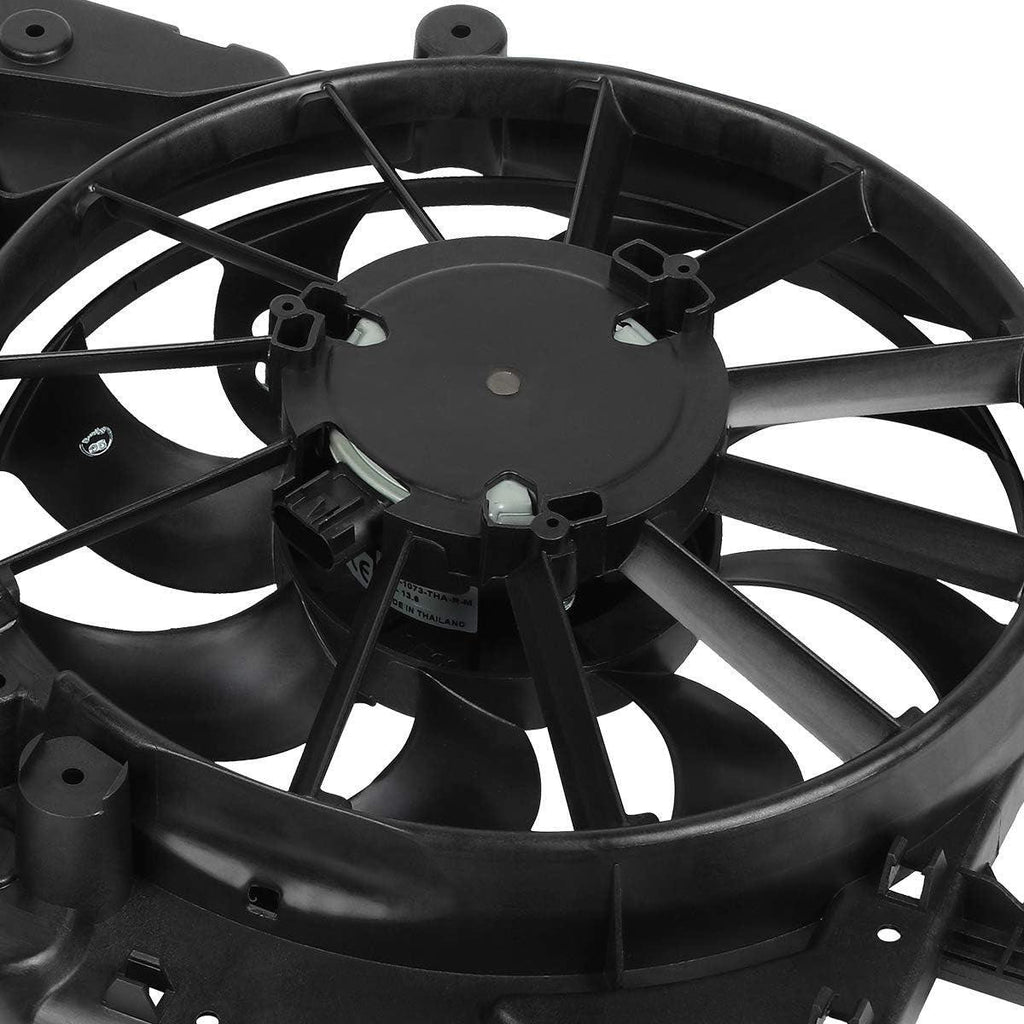 OEM-RF-0141 Factory Style Radiator Cooling Fan Assembly Cooling Efficiency Improved Direct Replacement [Compatible with 2013-2015 Malibu / 2016 Malibu Limited]