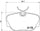 Brembo Front Disc Brake Pad Set for BMW (P06010)