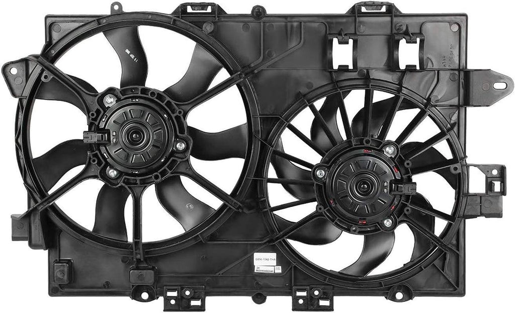 OEM-RF-0167 Factory Style Radiator Cooling Fan Assembly Cooling Efficiency Improved Direct Replacement [Compatible with 2006-2008 Equinox / 2006-2008 Torrent]