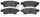 ADVICS AD1100 Disc Brake Pad Set