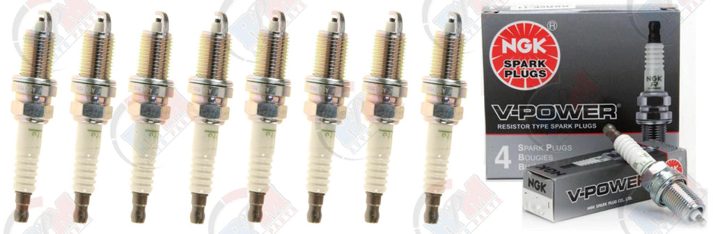 NGK "V-POWER" Spark Plug (Set of 8) for 2006-2007 Jeep Commander 4.7L V8