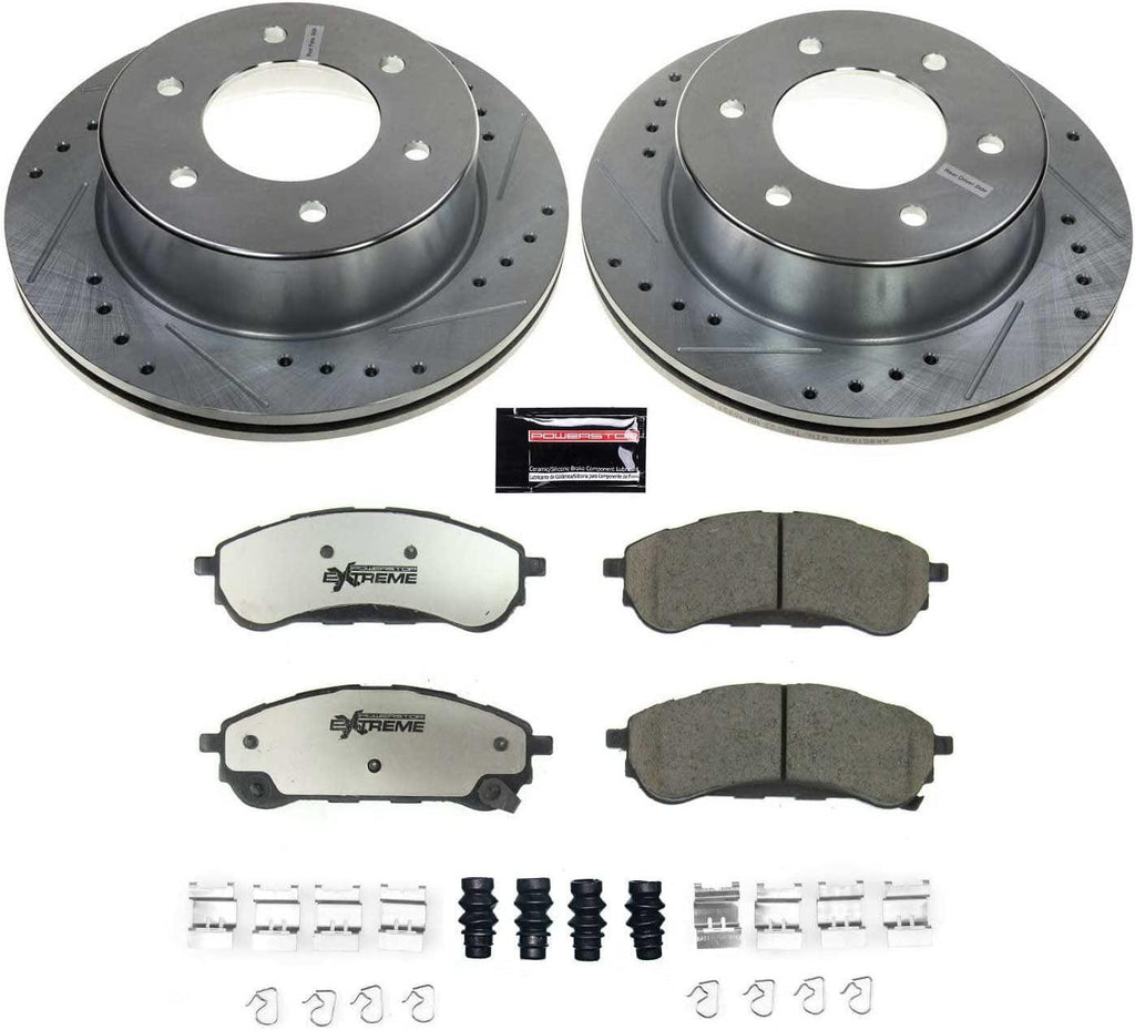 K8430-36 Rear Z36 Truck & Tow Brake Pad and Rotor Kit