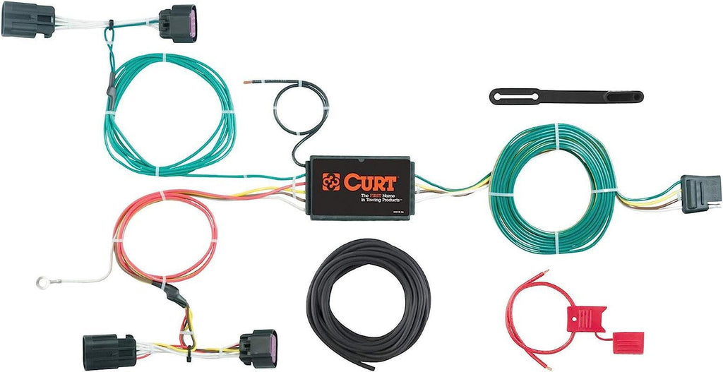 CURT 56270 Vehicle-Side Custom 4-Pin Trailer Wiring Harness, Fits Select Ram Promaster City , Black