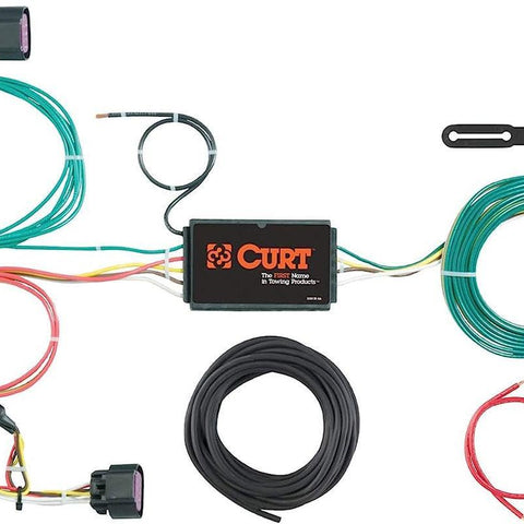 CURT 56270 Vehicle-Side Custom 4-Pin Trailer Wiring Harness, Fits Select Ram Promaster City , Black