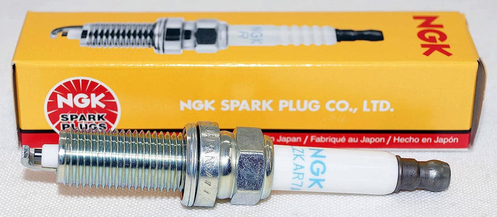 Spark Plug LZKAR7A 6799 (Pack of 10) for Kubistar 1007 206 207 307 Clio Kangoo Symbol Twingo Reach 26.5Mm Gap 0.9Mm Resistor Value 5K Ohm Cast Iron 10.8-18 Lb. Ft. Aluminum 10.8-14.5 Lb. Ft.