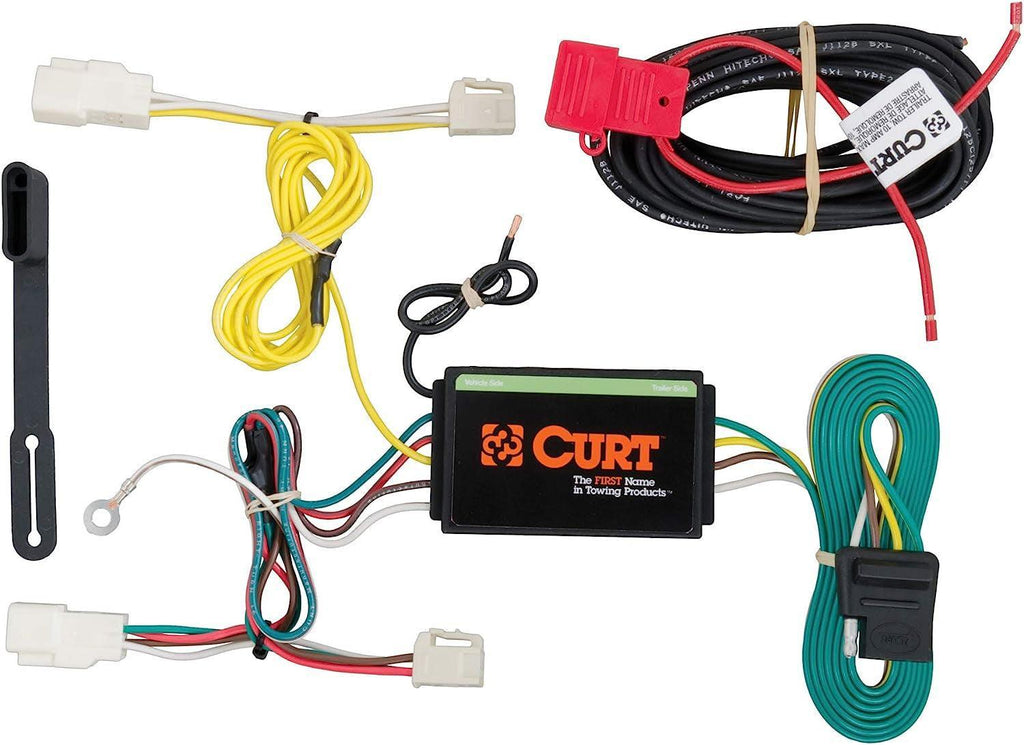 CURT 56212 Vehicle-Side Custom 4-Pin Trailer Wiring Harness, Fits Select Subaru Impreza, BRZ, Scion FR-S
