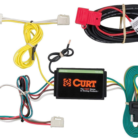 CURT 56212 Vehicle-Side Custom 4-Pin Trailer Wiring Harness, Fits Select Subaru Impreza, BRZ, Scion FR-S