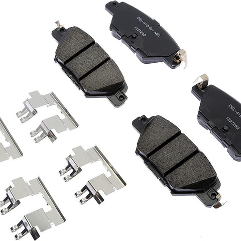 Gold 17D1934CHF1 Ceramic Rear Disc Brake Pad Kit