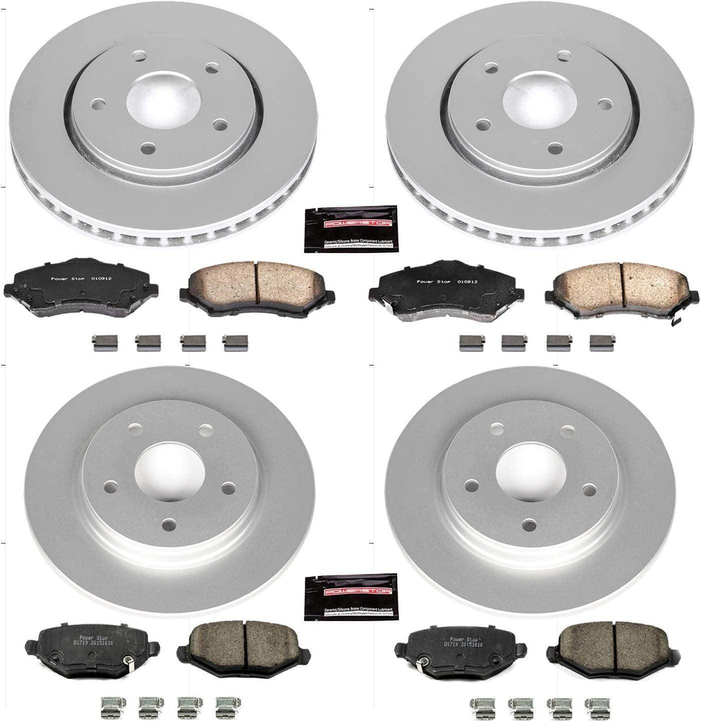 CRK6563 Front and Rear Z17 Evolution Geomet Coated Brake Kit