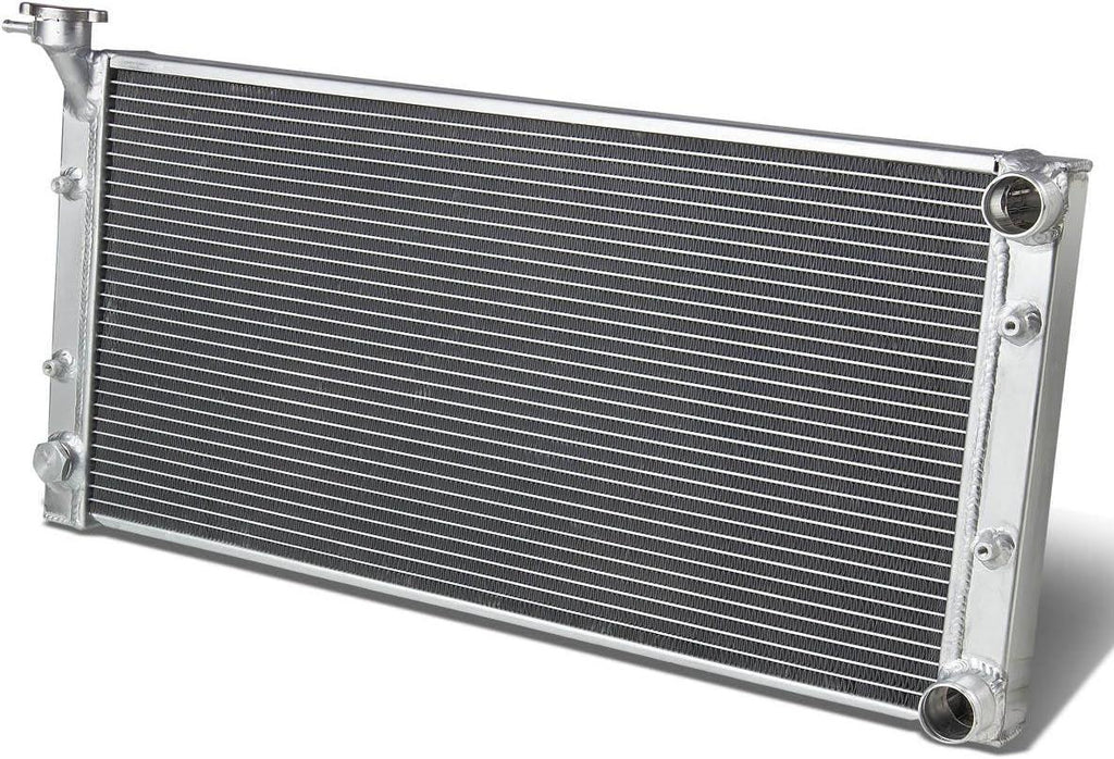 RA-DATSUN-KASW-2 3-Row Full Aluminum Radiator 15.75 X 17.75 X 2.5 [Compatible with 68-73 Nissan/Datsun 510 KA24DE MT]