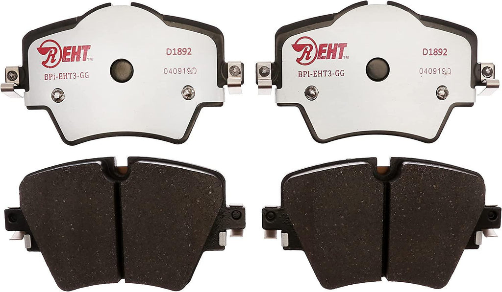 Premium Raybestos Element3 EHT™ Replacement Front Brake Pad Set for Select 1998-2002 Chevrolet Prizm and 1998-2002 Toyota Corolla Model Years (EHT741H)