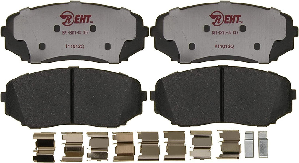 Premium Raybestos Element3 EHT™ Replacement Front Brake Pad Set for Select 1998-2002 Chevrolet Prizm and 1998-2002 Toyota Corolla Model Years (EHT741H)