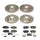 Power Stop Front and Rear Ceramic Brake Pad and Drilled & Slotted Rotor Kit K8362