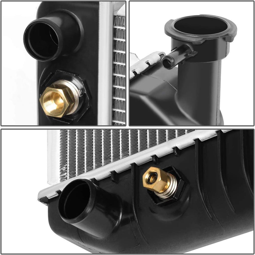 OEM-RA-1521 Factory Style Aluminum Cooling Radiator Compatible with 94-00 C/K 2500 3500, 34" W X 19-1/2" H X 2-1/8" D, 1-5/16" Inlet / 1-5/16" Outlet
