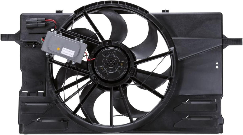 622090 Cooling Fan Assembly Compatible with 2004-2011 Volvo S40, Black