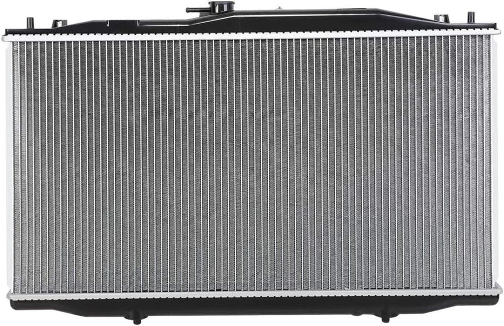 OEM-RA-2680 OE Style Aluminum Core Radiator Compatible with 04-05 Acura TSX AT, 28-1/4" W X 15-3/4" H X 5/8" D, 1-1/4" Inlet / 1-1/4" Outlet