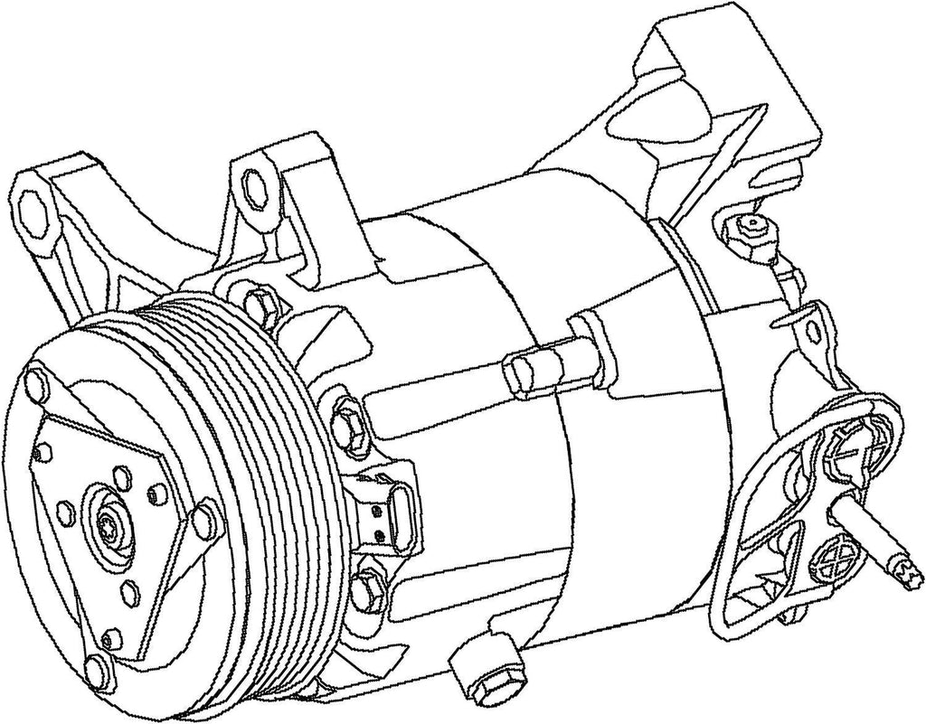 GM  15-21467 Original Equipment Air Conditioning Compressor