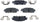14D1707CH Advantage Ceramic Front Disc Brake Pad Set