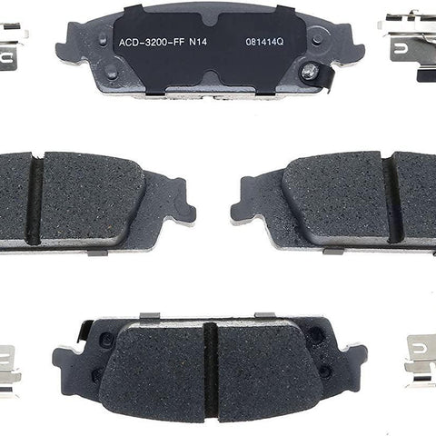14D1707CH Advantage Ceramic Front Disc Brake Pad Set