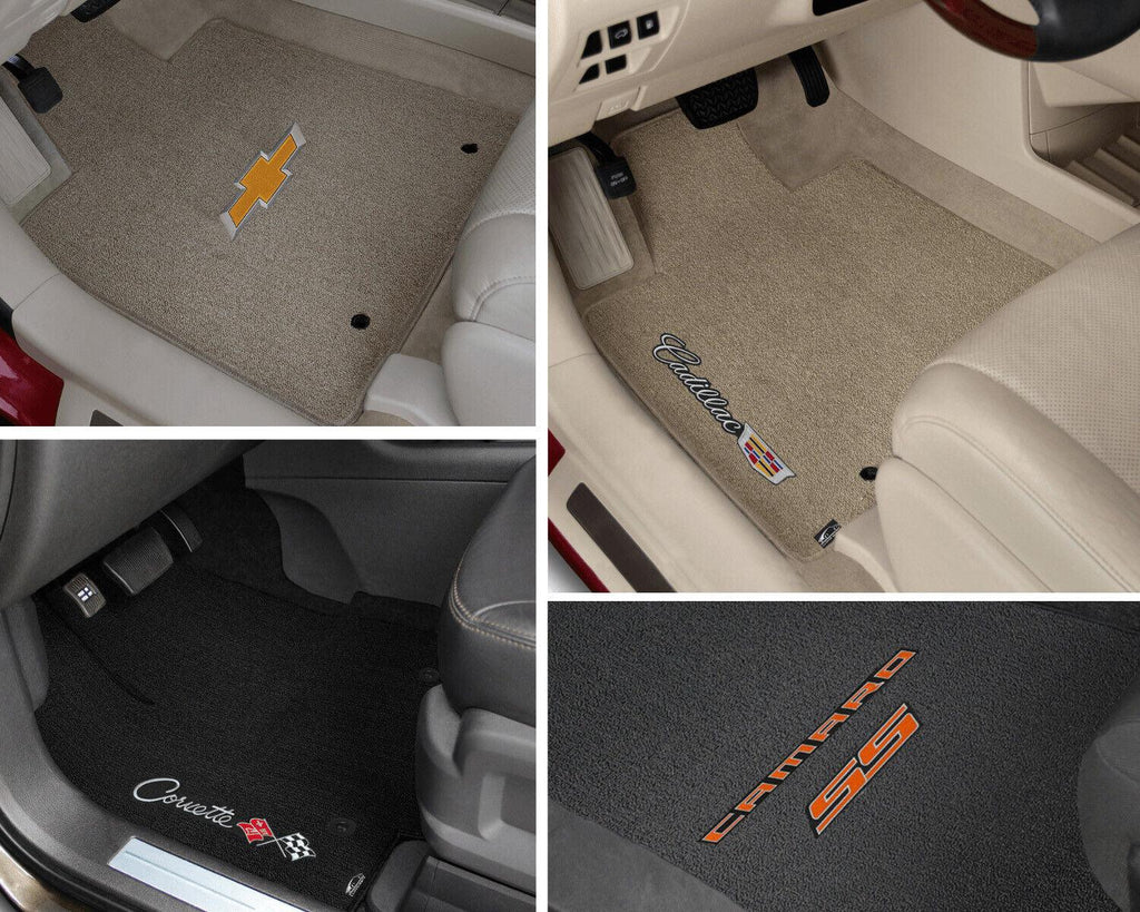 Lloyd Classic Loop Front Mats for '84-85 Honda Accord W/Silver on Black Honda H