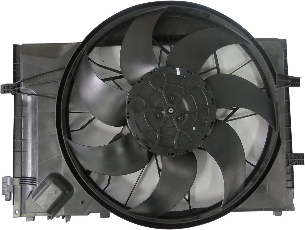 623280 Replacement Cooling Fan Assembly Compatible with Mercedes-Benz , Black