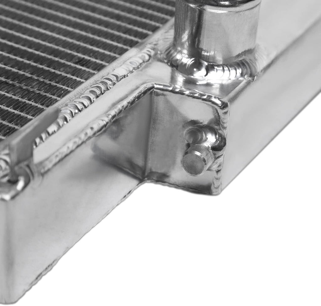 Racing Full Aluminum 2 Row Radiator Compatible with BMW E36 318 323 325 328 M3 E36 1992-1998