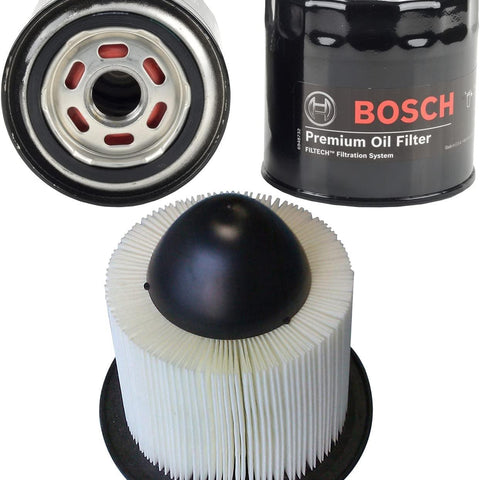 Bosch 3410 & 5283WS Premium Oil Filter and Air Filter Bundle