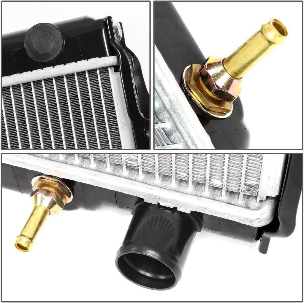 OEM-RA-2321 OE Style Aluminum Cooling Radiator Replacement Compatible with 00-06 Tundra AT, 27-3/8" W X 22-5/8" H X 1-7/16" D, 1-1/2" Inlet, 1-1/2" Outlet