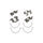 Carlson Disc Brake Hardware Kit for 1995-2002 Mazda Millenia 13323