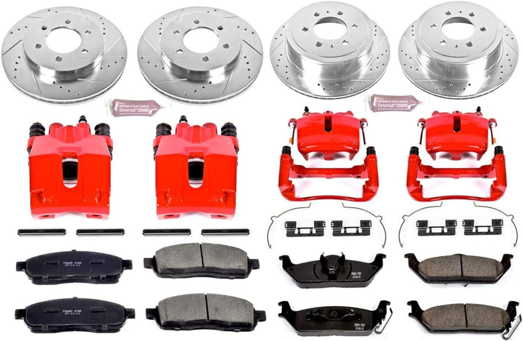 POWER STOP  KC1944A 1-Click Performance Brake Kit with Calipers