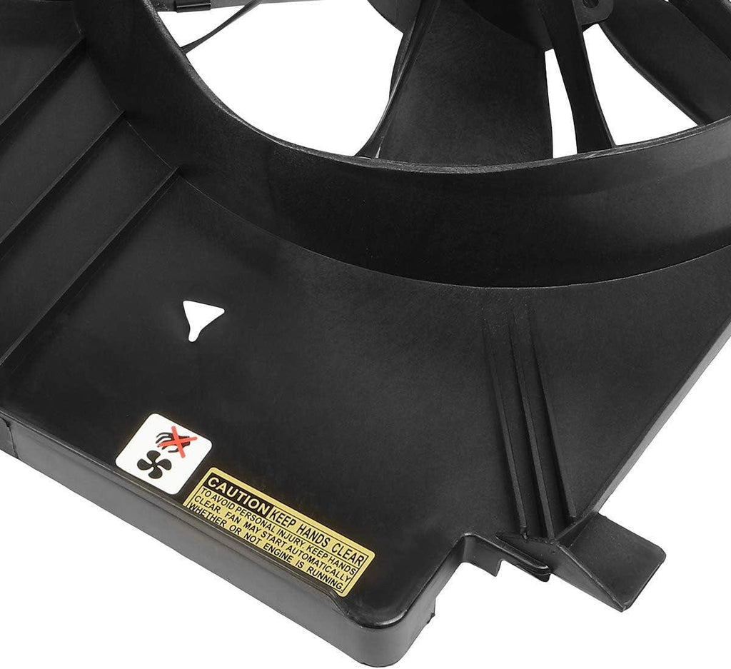 OEM-RF-0129 Factory Style Radiator Cooling Fan Assembly Cooling Efficiency Improved Direct Replacement [Compatible with 1998-2002 Camaro / 1998-2004 Corvette / 1998-2002 Firebird]