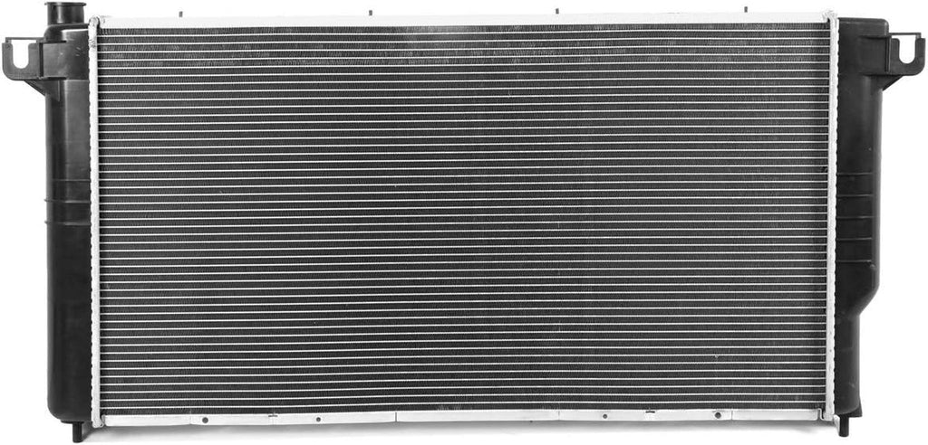 OEM-RA-1555 OE Style Bolt-On Aluminum Core Radiator Compatible with 94-02 Dodge Ram 2500 3500 8.0 AT, 35-15/16" W X 19-7/16" H X 2-1/4" D,1-3/4" Inlet / 2" Outlet