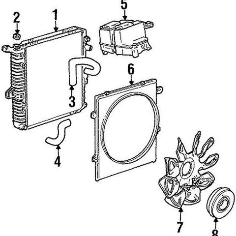 Ford Genuine Parts Cap Asy - Radiator (E5TZ-8100-A)