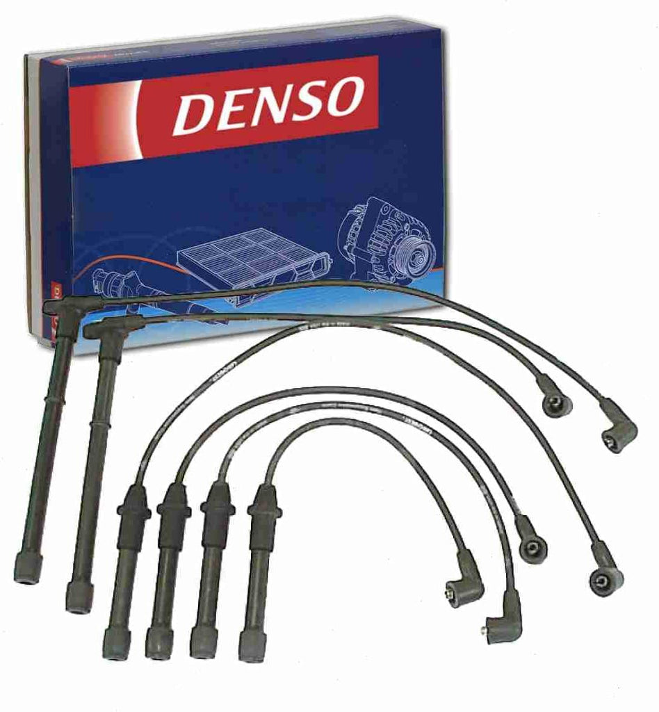 DENSO Spark Plug Wire Set Compatible with Nissan Xterra 3.3L V6 2000-2002