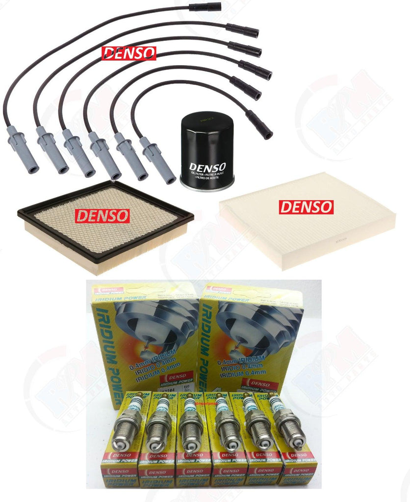 DENSO Tune up Kit Filters IRIDIUM Spark Plugs for Dodge Grand Caravan 3.3L 3.8L