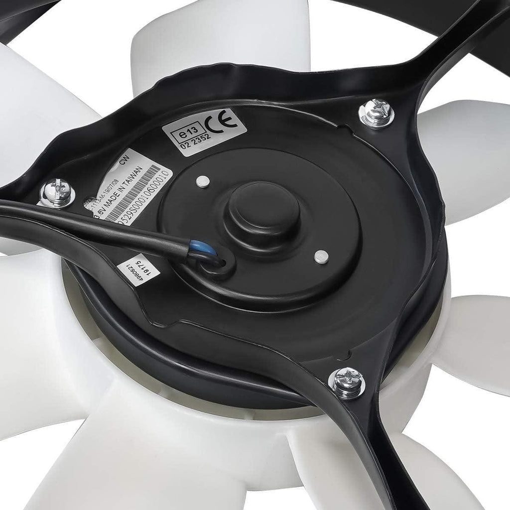 OEM-RF-0269 Factory Style Radiator Cooling Fan Assembly Cooling Efficiency Improved Direct Replacement [Compatible with Toyota RAV4 1996-2000] , Black