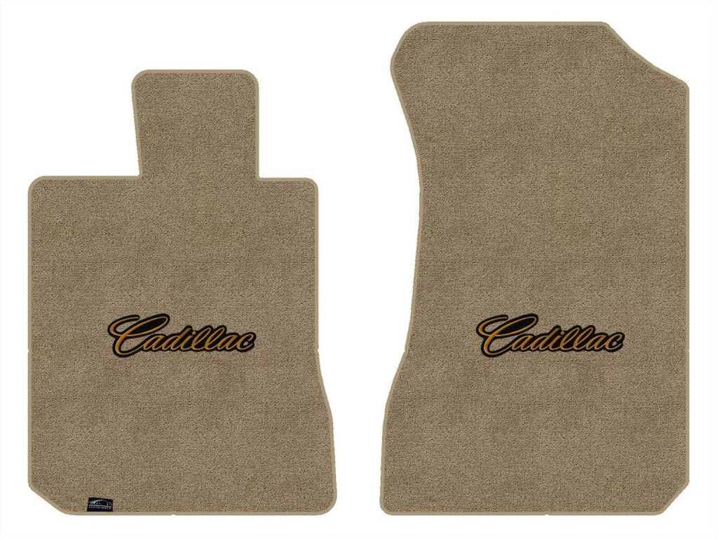 Lloyd Ultimat Front Mats for '65-66 Cadillac Calais W/Gold on Black Cadillac