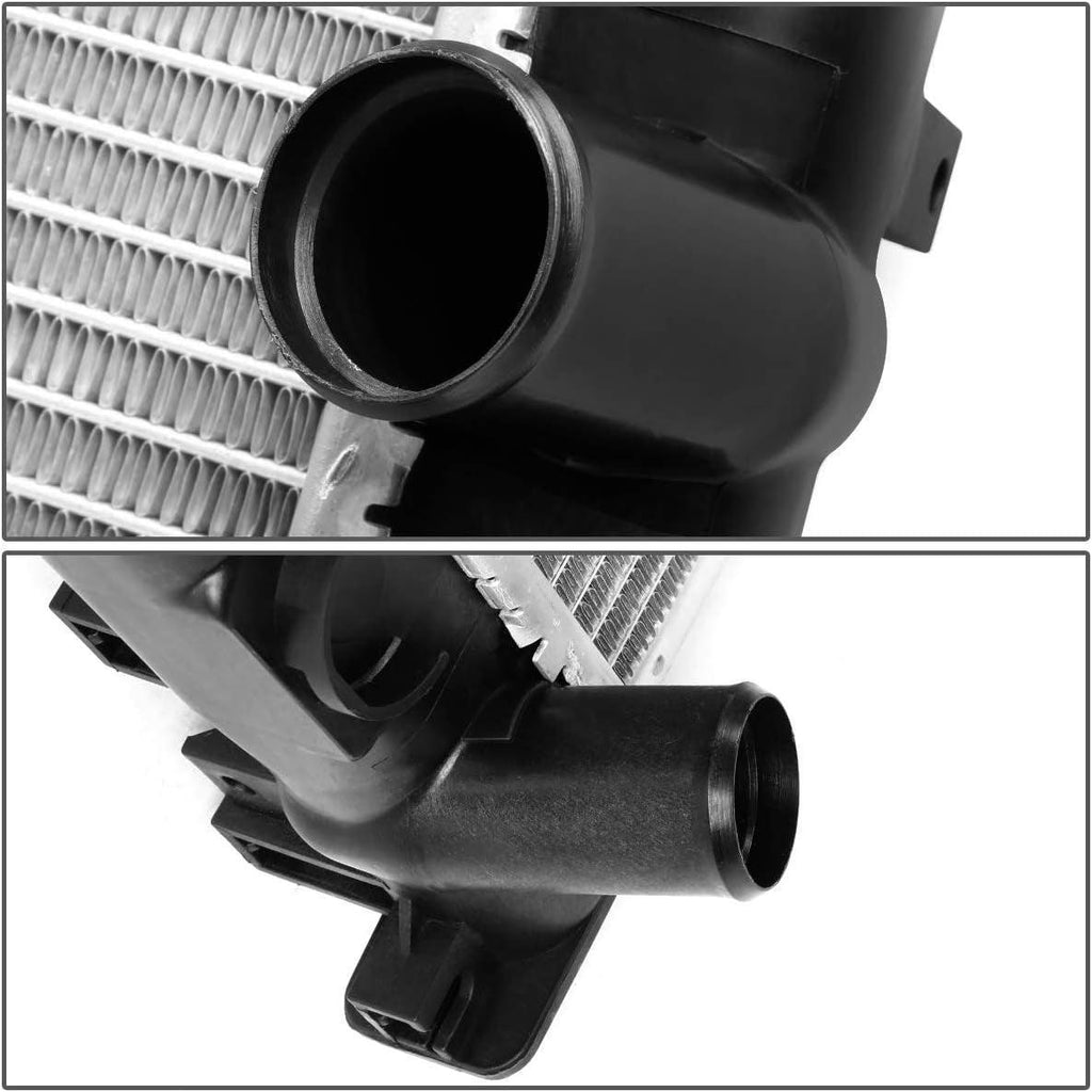 OEM-RA-2733 1-Row OE Style Aluminum Cooling Radiator Compatible with 05-09 Cadillac STS 3.6 4.4 4.6 AT, 23-5/8" W X 20-13/16" X 15/16" D, 1-5/16" Inlet / 1-5/16" Outlet