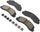 Gold 17D1414CHF1 Ceramic Front Disc Brake Pad Kit