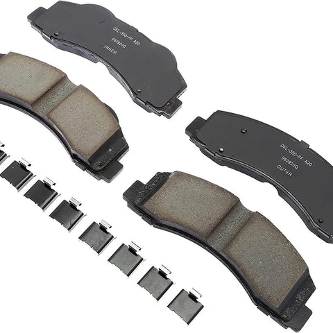 Gold 17D1414CHF1 Ceramic Front Disc Brake Pad Kit