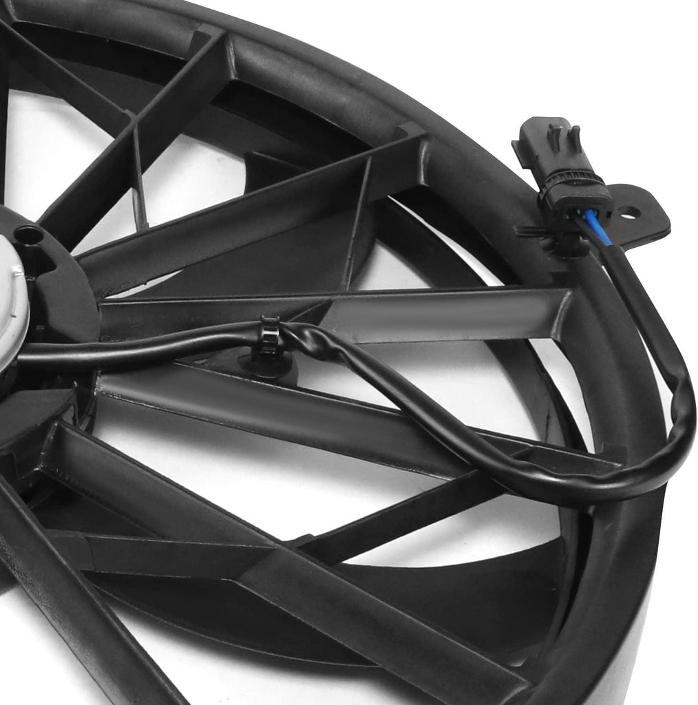 OEM-RF-0396 Factory Style Radiator Cooling Fan Assembly Compatible with 2005-2007 Liberty with 3 Pin Plug