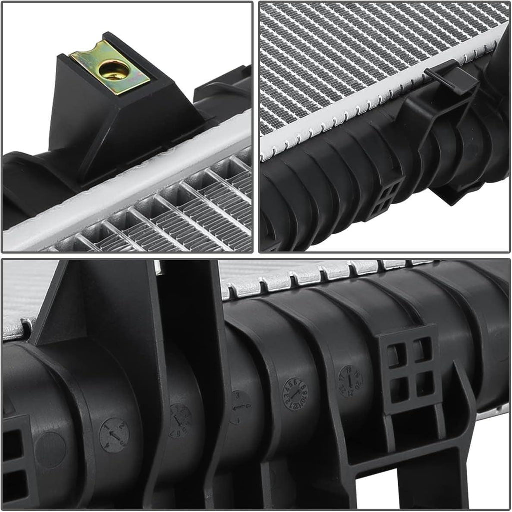 OEM-RA-13489 OE Style 2-Row Aluminum Cooling Radiator Compatible with 2015-2019 Mustang 3.7L 5.0L AT/MT