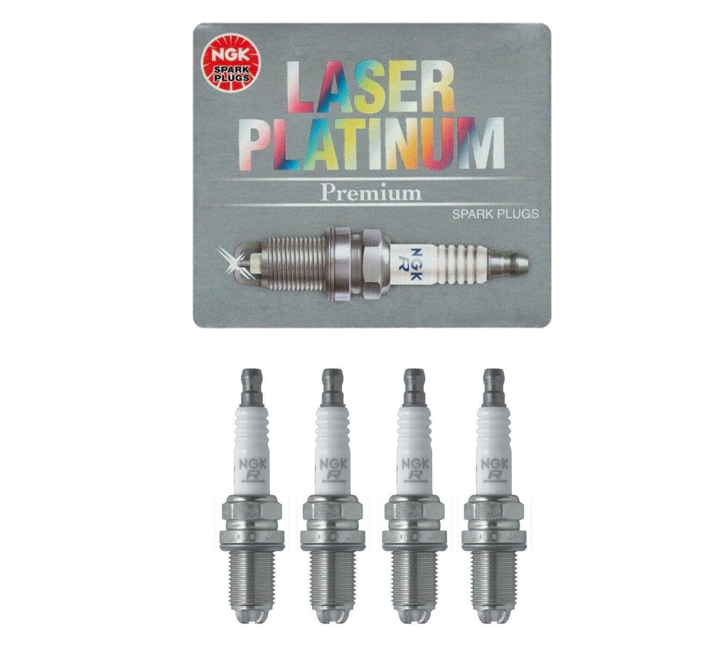 NGK Laser Platinum Spark Plug 4PCS 92-13 for Audi BMW Mini Porsche 3199 BKR6EQUP