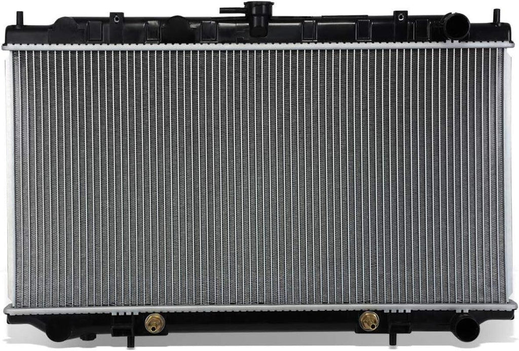 OEM-RA-2413 OE Style Aluminum Cooling Radiator Compatible with 99-02 Infiniti G20 AT, 27-1/16" W X 14-1/8" H X 5/8" D, 1-3/8" Inlet / 1-3/8" Outlet