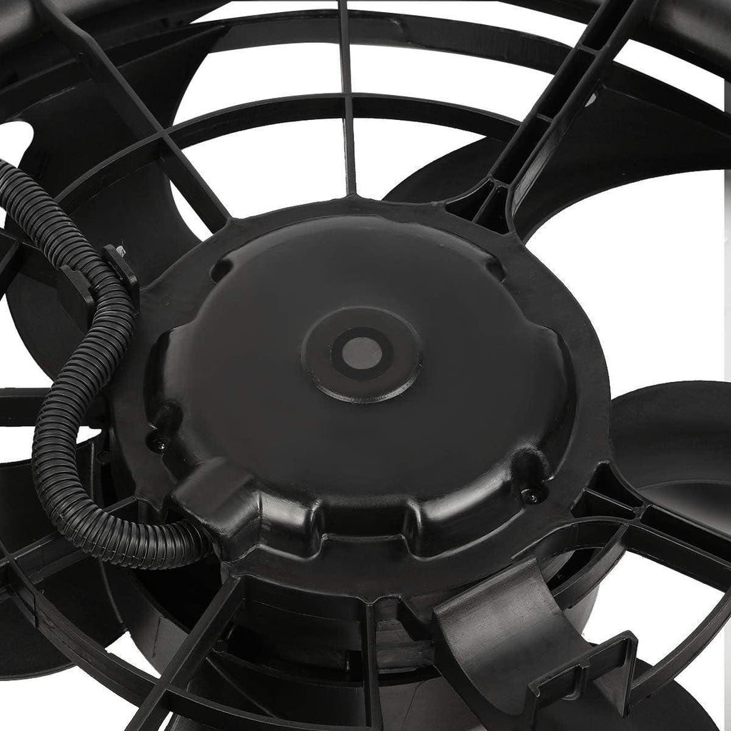 OEM-RF-0015 Factory Style Radiator Cooling Fan Assembly Cooling Efficiency Improved Direct Replacement [Compatible with 06-08 Sonata Fits 3. 3L]