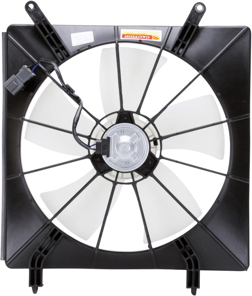 600530 Cooling Fan Assembly Compatible with 2002-2006 Honda CRV , Black