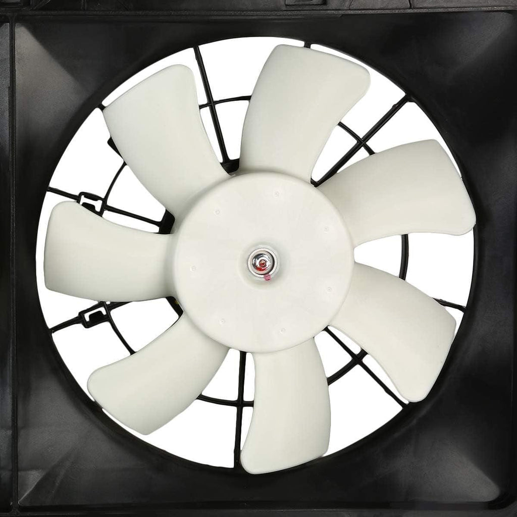 OEM-RF-0132 Factory Style Radiator Cooling Fan Assembly Cooling Efficiency Improved Direct Replacement [Compatible with 12-15 Chevy Camaro - 6.2L] Black