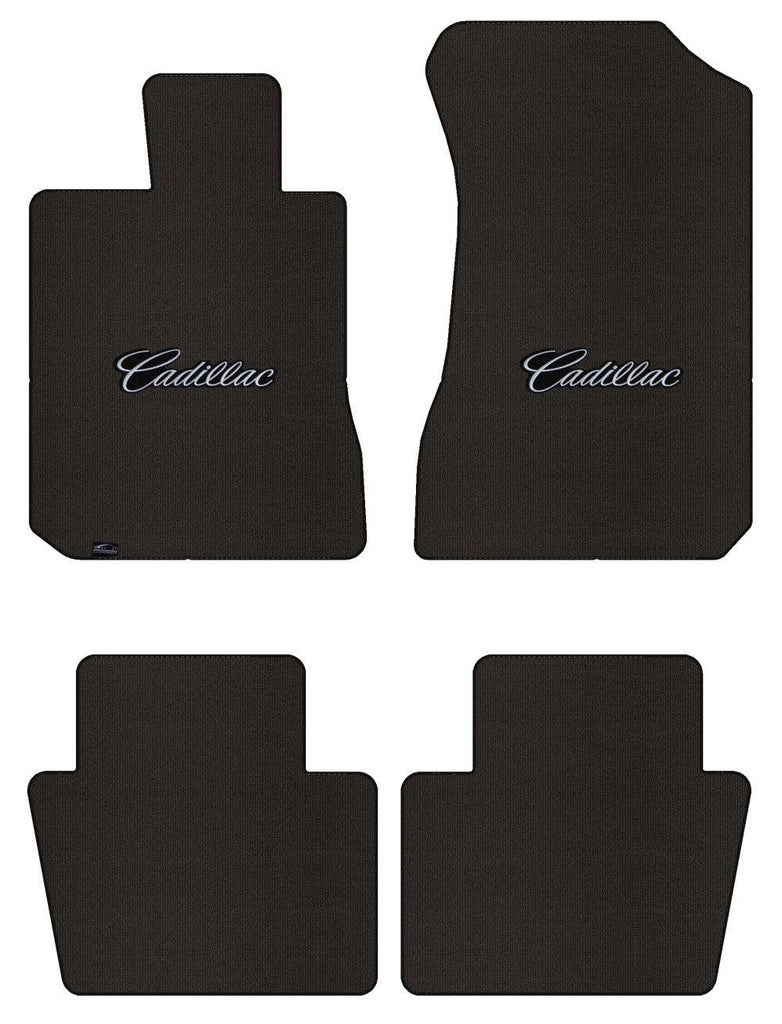 Lloyd Berber Front & Rear Mats for '69-70 Calais W/Silver on Black Cadillac
